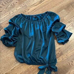 Elegant Teal Women's Top